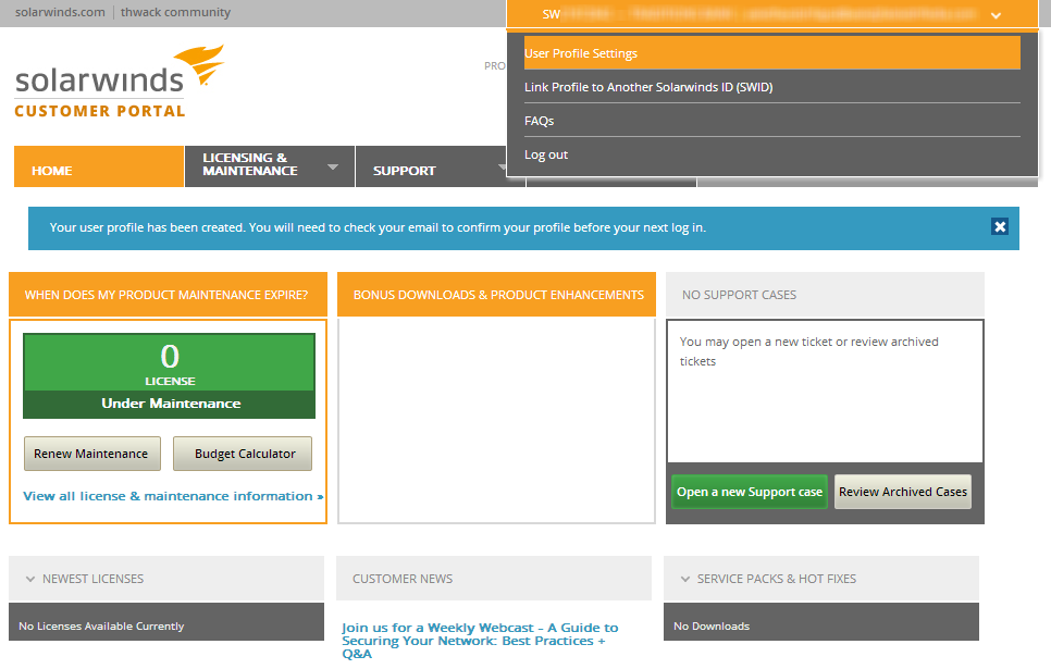 home page unconfirmed account.png